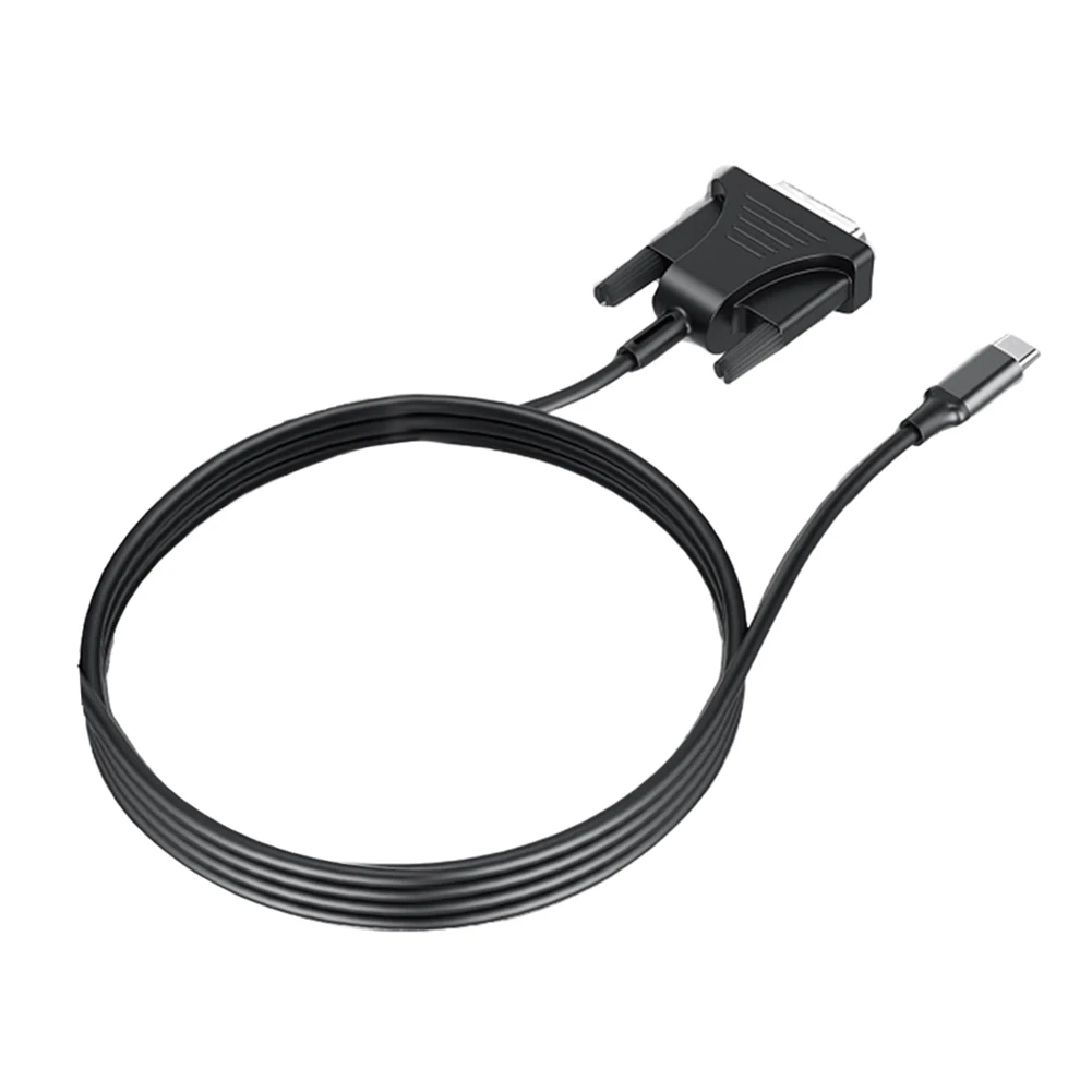 

2 м 10 Гбит/с USB 3.1 Type C к DVI Штекерный адаптер HDMI-совместимый конвертер кабель для Macbook Air 3,1 проектор HDTV