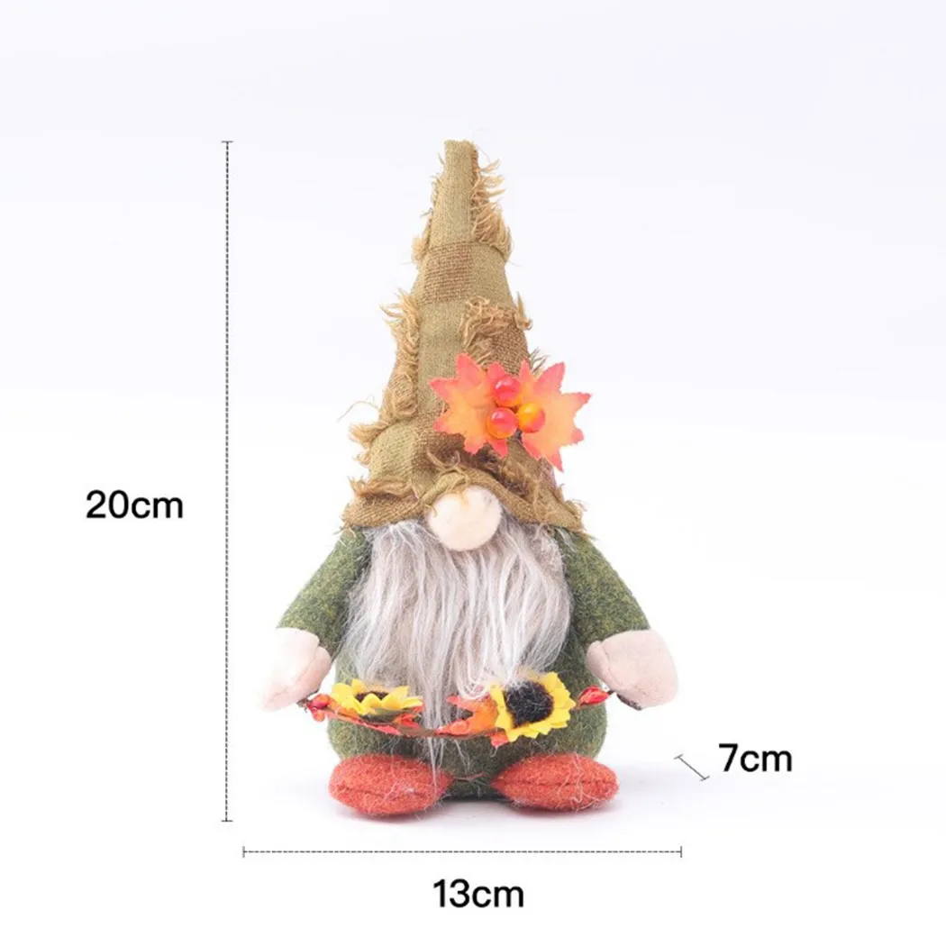 

Festival Holiday Faceless Doll， Collection Decoration Desktop Kids Ornament Party Plush Thanksgiving Christmas