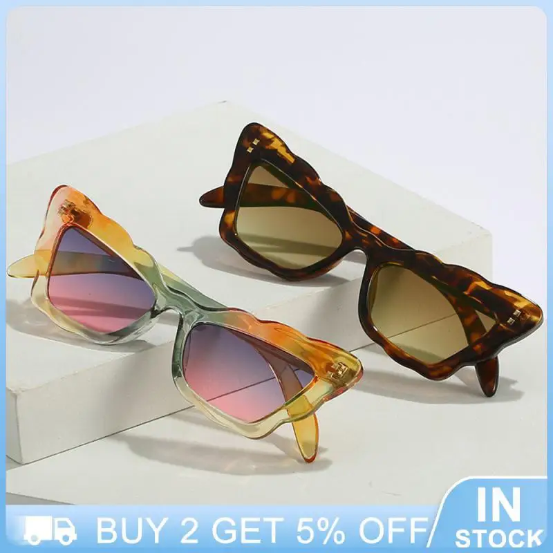 

Sunglasses Cat Eye Personalized Summer UV400 Eyewear Sun Shade Women Girls Vintage Trend Cycling Party Colorful Sunglasses