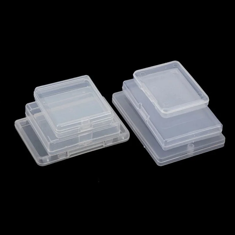 

20 шт./партия, прозрачные пластиковые коробки для хранения