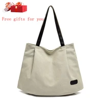 cheap womens bag with free shipping canvas shoulder bag travel handbags large shopping tote top zipper