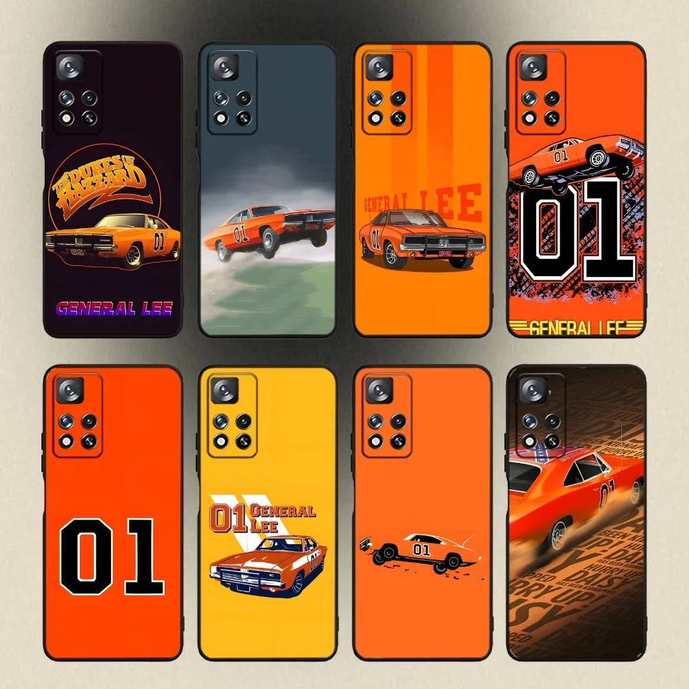 The General Lee Dukes Of Hazzard 01 Phone Case For Samsung Galaxy A20 A21s A22 A31 A32 A52 A53 A72 73 A80 A91 Soft Black Cover
