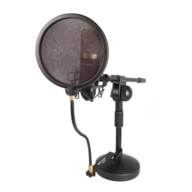 

GOTTOMIX Blowout Guard PF60, Двойной нейлоновый сетчатый музыкальный фильтр, аксессуары для звукозаписывающего оборудования