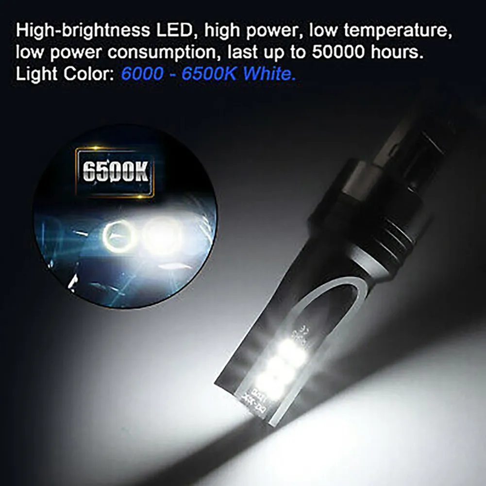 2pcs Car H1 LED Lights Bulbs 3030-H1 12/24V Headlight Conversion Kit 14000LM 6500K High Low Beam Lamp |