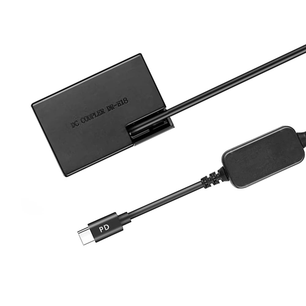 

Кабель 5 в Type-C + фотоаккумулятор для Canon EOS 750D Kiss X8i T6i 760D T6S 77D 800D 200D Rebel SL2