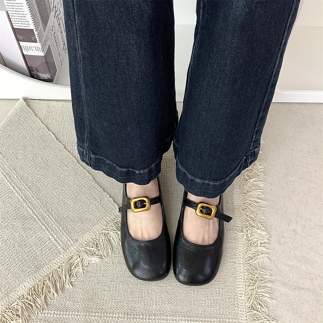 Женские милые балетки на плоской подошве леди слипоны винтажные кавайные