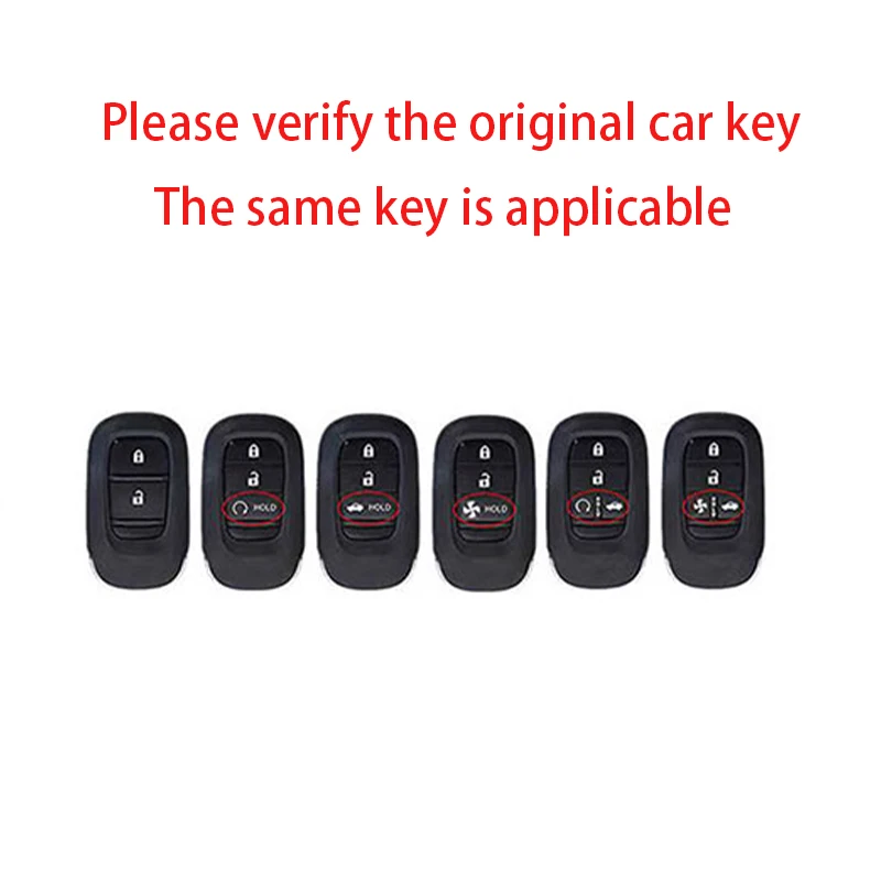 Фото Металлический кожаный чехол для автомобильного ключа Honda CR-V, Civic, Accord, HR-V, Fit, City, Odyssey, Alison, XRV 2023 2024 №4