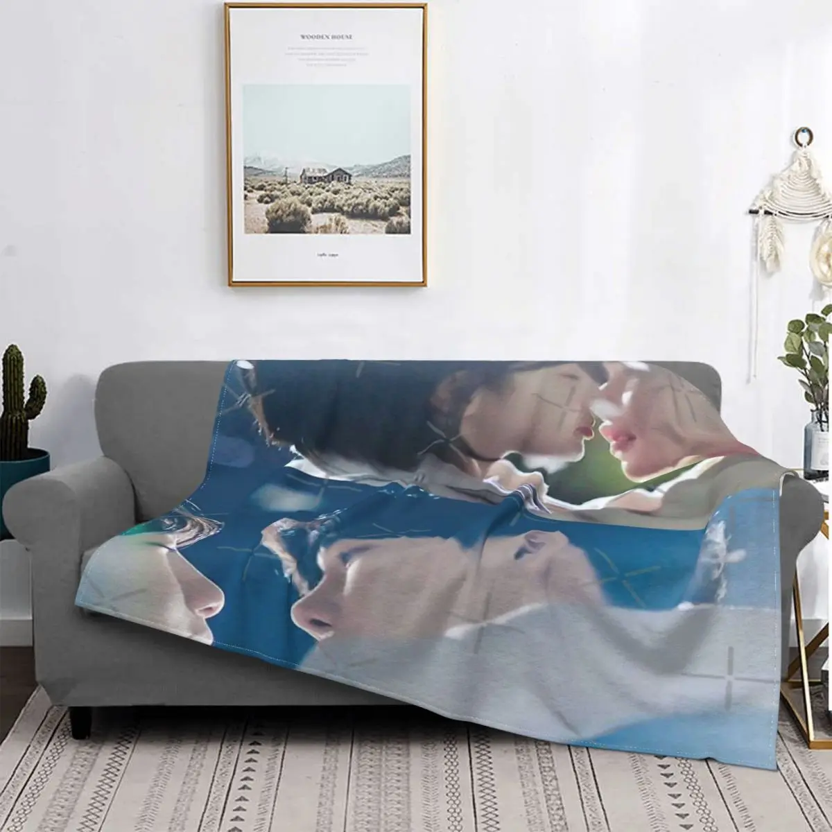 

Colcha a cuadros para cama, manta de playa, colcha de verano, 5 uds.