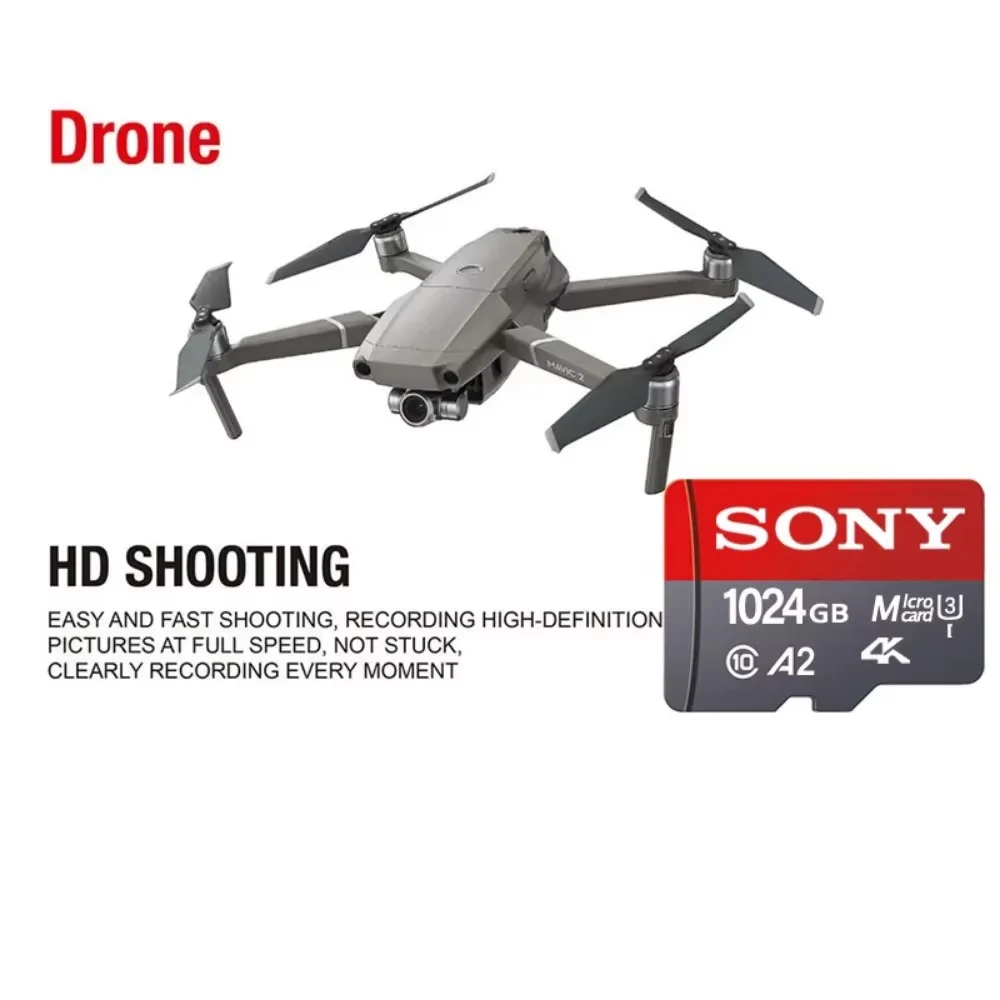 Карта памяти 2 ТБ U3 1 512 ГБ Micro TF SD aCard 128 256 V60 4K Full HD флэш-карта для