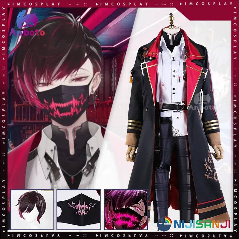 

Костюм для косплея Нейси Анжи, парик, аниме «отаку», s-костюм, ветрозащитная респираторная маска, одежда унисекс