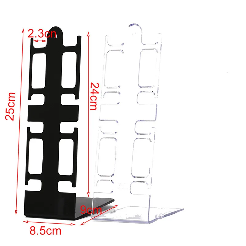 

Plastic Stand 4-Holder Box Case Bracelet Watch Box Jewelry Decoration Display Rack General Showcase Shelf PortableWatch Storage