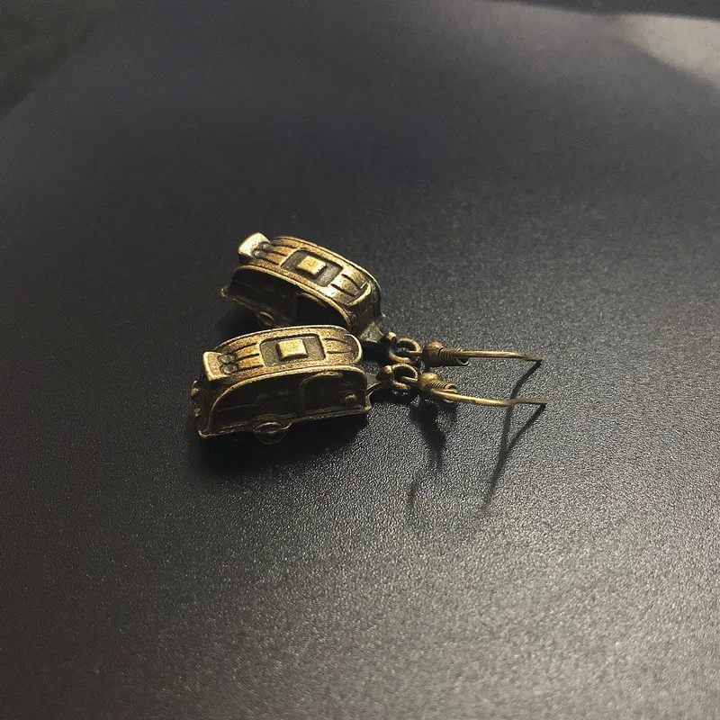 Модные женские ювелирные изделия Anqutie золотые автомобильные висячие серьги