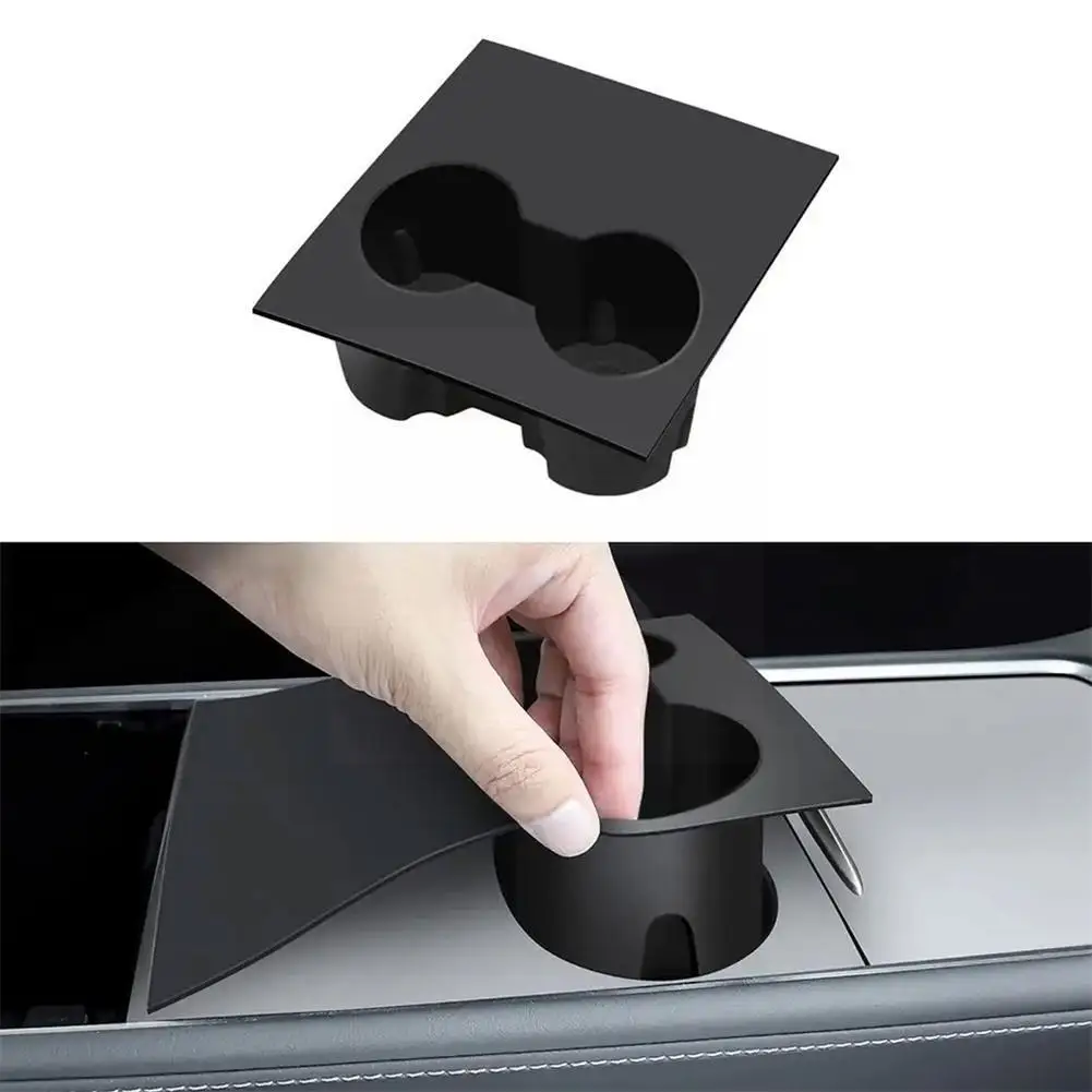 

1pcs Mat For Tesla Model 3 Model Y Center Console Water Cup Mat For Model3Y Silicone Anti-slip Water Cup Holder Accessories R9R1