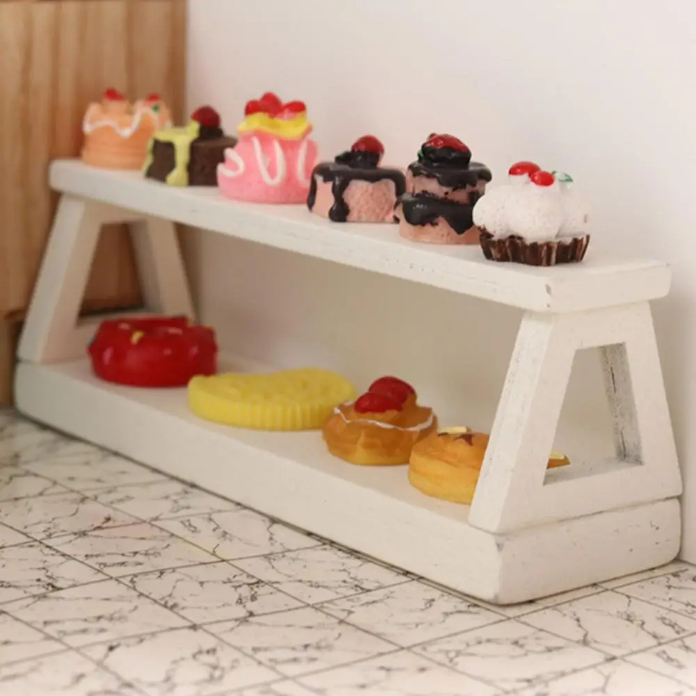 

Eco-friendly Creative Wooden Dollhouse Cake Cabinet Multifunctional for Entertainment