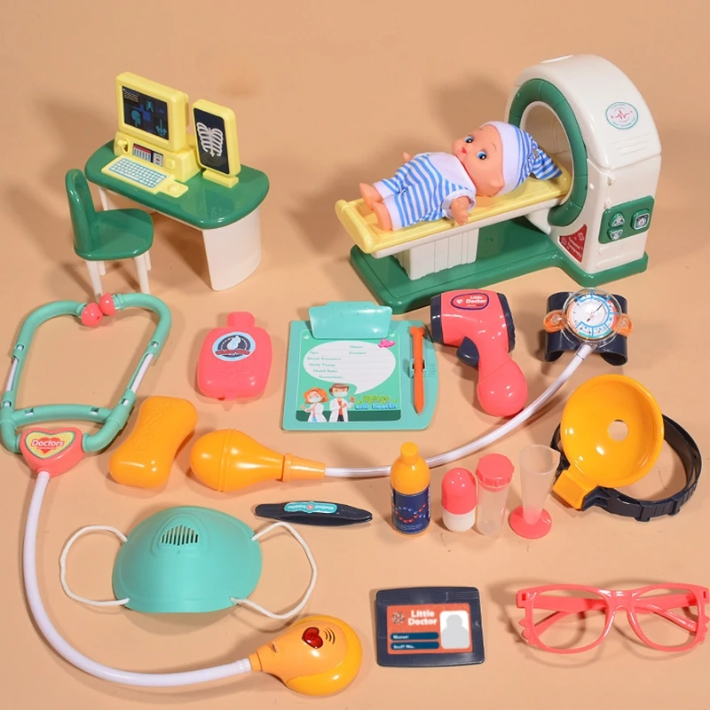 

Kids Medical Set Toy for Boys/Girls Brain Training Birthday Gifts for Kids 6-8 Hospital Medical Knowledge Toy