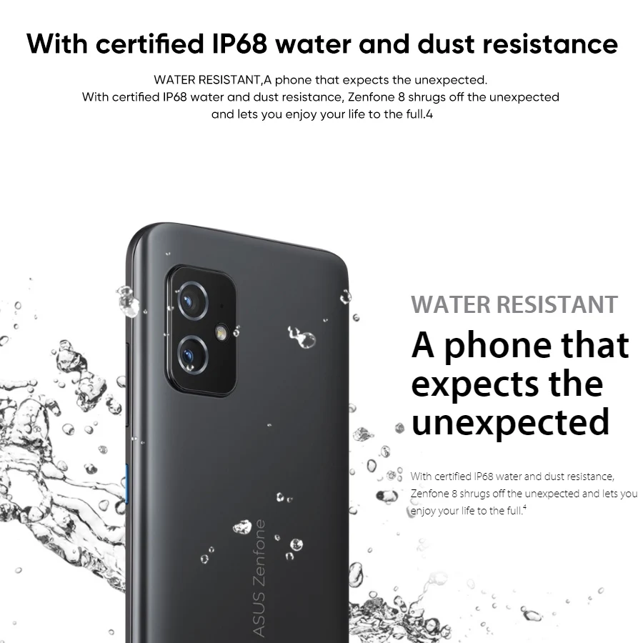 Cena Wersja Globalna ASUS Zenfone 8 5G Smartphone Snapdragon 888 5.9 ''4000mAh 30W Szybkie ładowanie NFC Android 11 OTA Telefon Komórkowy