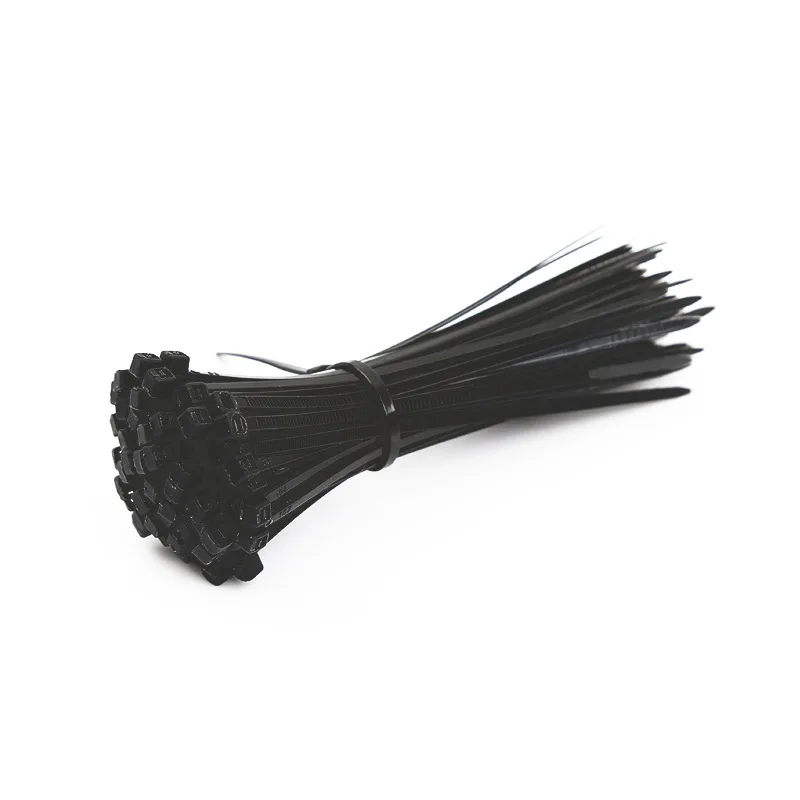 

Binding Strap Holder Self-fixing Self-locking Cable Tie Buckle Anti-aging 100pcs Tie Fastening Ring Nylon Cable Tie Set