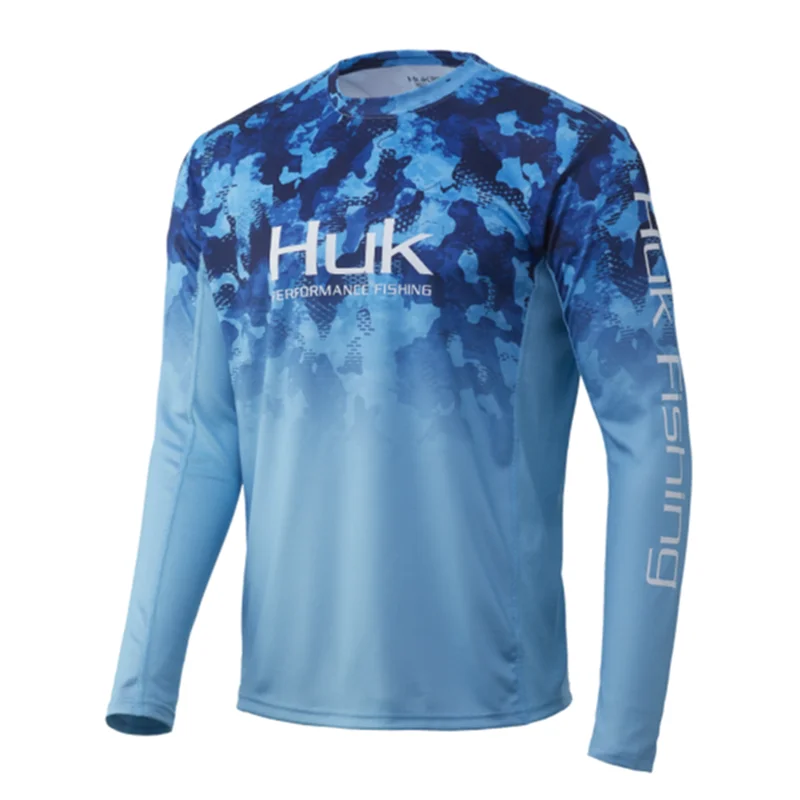 

HUK fishing shirt T-shirt quick-drying sweat-wicking sunscreen outdoor leisure fishing shirt downhill shirt fishing jersey