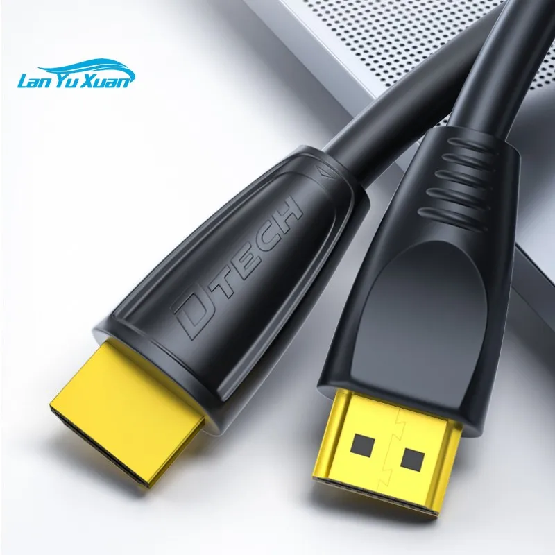 Фото Кабель DTECH HDMI-HDMI 1,5 м, 4K 60 Гц, HD-видеокабель, поддерживает HDR 3D. №1