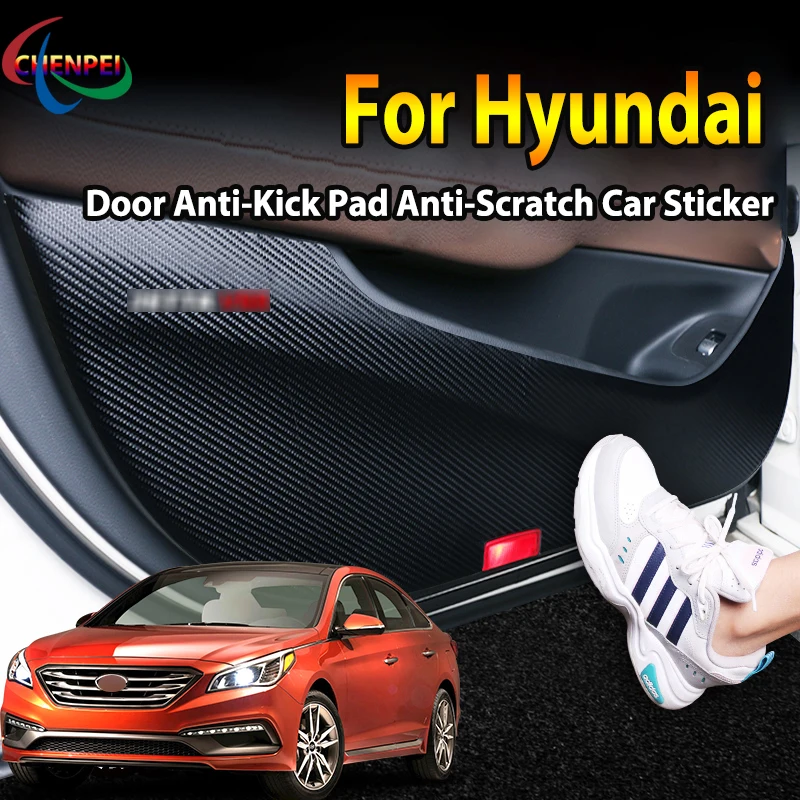 

For Hyundai Mistra 2013-2021 Celesta 2008-2021 Elantra 2016-2021 Car Door Anti Kick Pad Protection Stickers Car Accessories