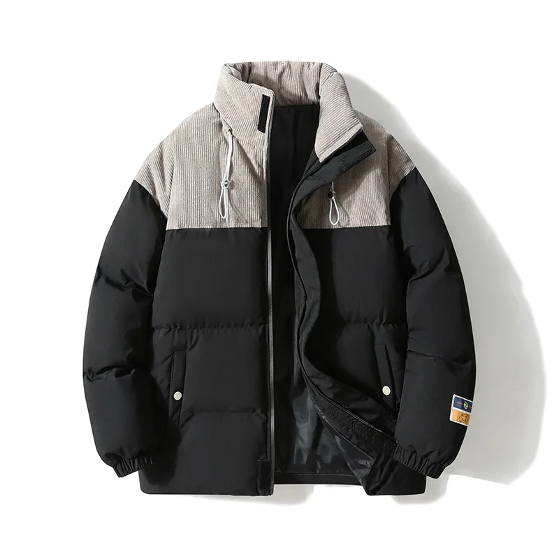 2022 Autumn And Winter New Korean Style Oversized Parka Men's Thickened And Velvet Parka Warm Jacket M-8XL Cotton Down Jackets