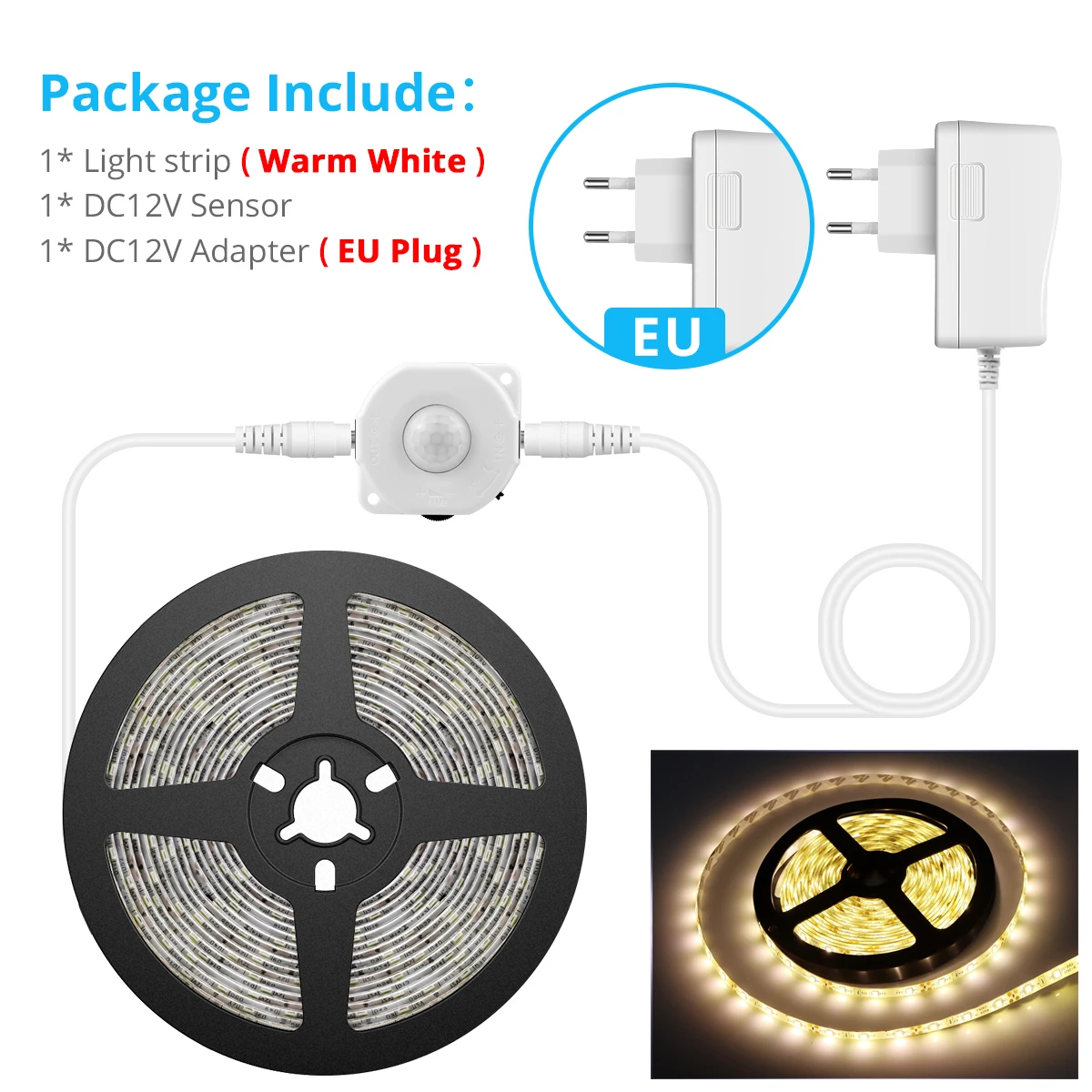 

AIMENGTE Датчик движения светодиодная лента 12В