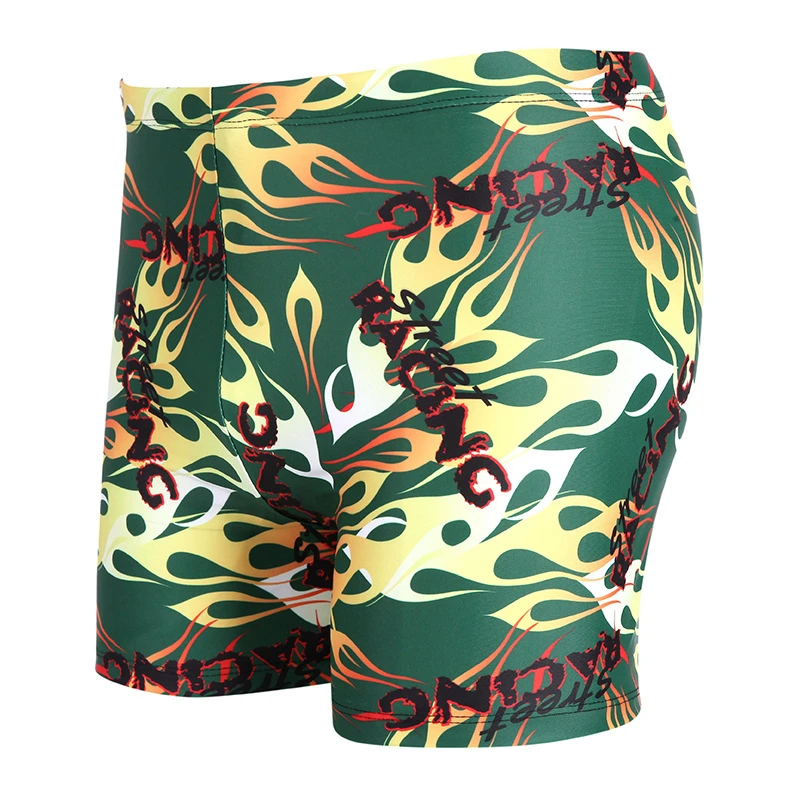 

Summer Mens Quick Dry SwimWear Trunks Waterproof Bathing Suit camo Diving short Swimsuit Boxer Briefs sunga Gay Beach Shorts