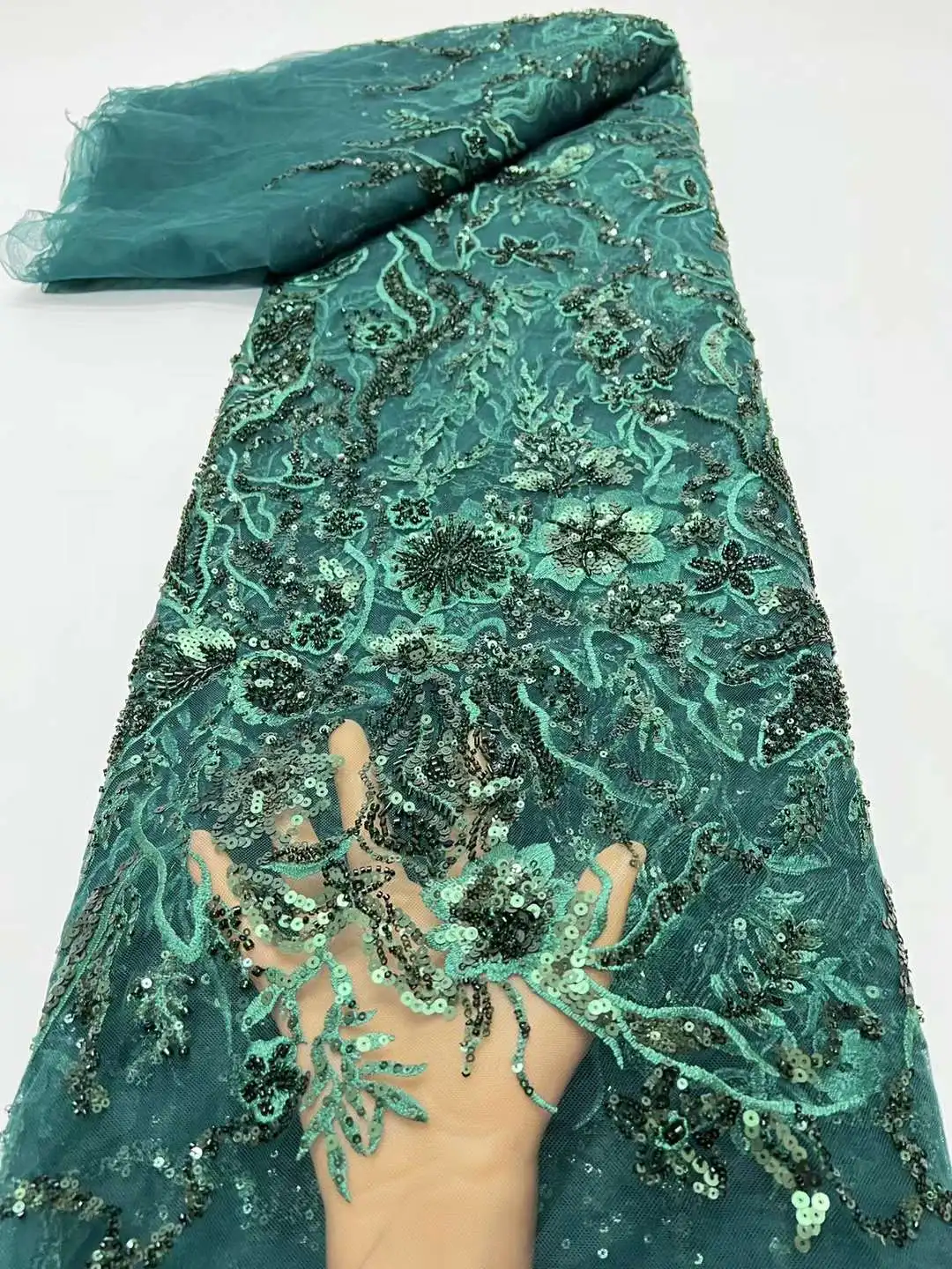 Новинка 2024 высокое качество ткань блестки шитье фотоблестки 5 ярдов HX