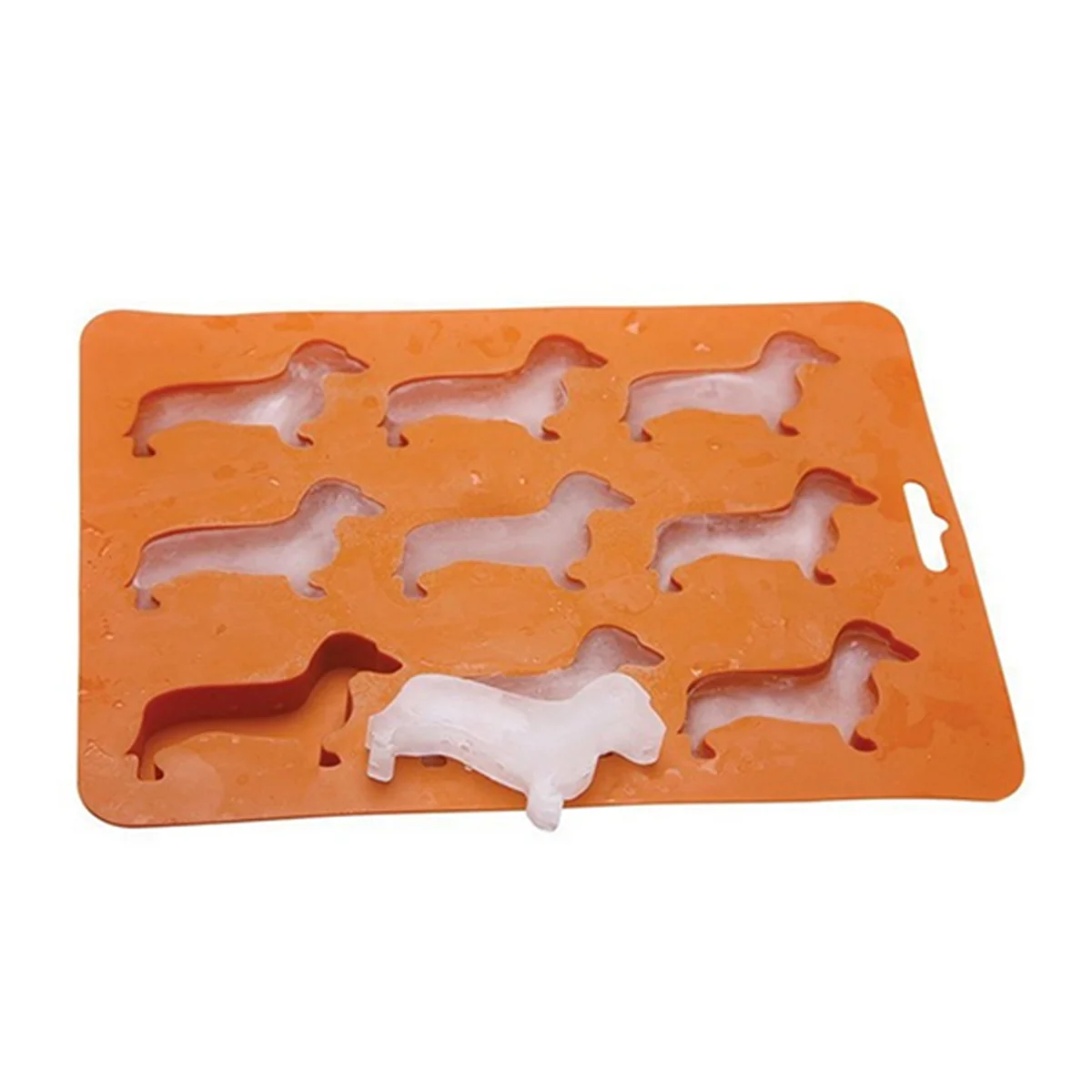 

Ice Cube Tray Molds Silicone Dog Dachshund Shaped Chocolate Baking Mold Candy Puppy Trays Smallmini Lid Cream Pans Jelly Making