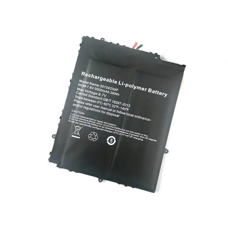 Оригинальный высококачественный аккумулятор 5000 мАч 30154200P 7,6 В с 7 линиями для ноутбука BMAX Y13