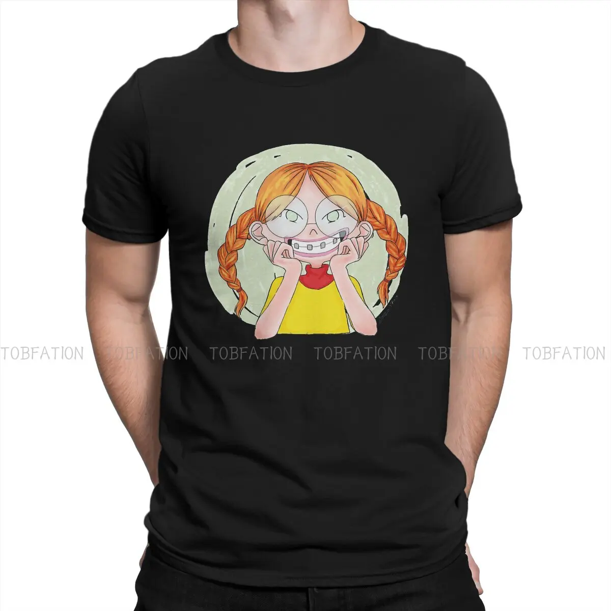 

Amazing Adventure Chimpanzee Cartoon Cool Fashion TShirts The Wild Thornberrys Eliza Nigel Cartoon Men Harajuku Fabric T Shirt