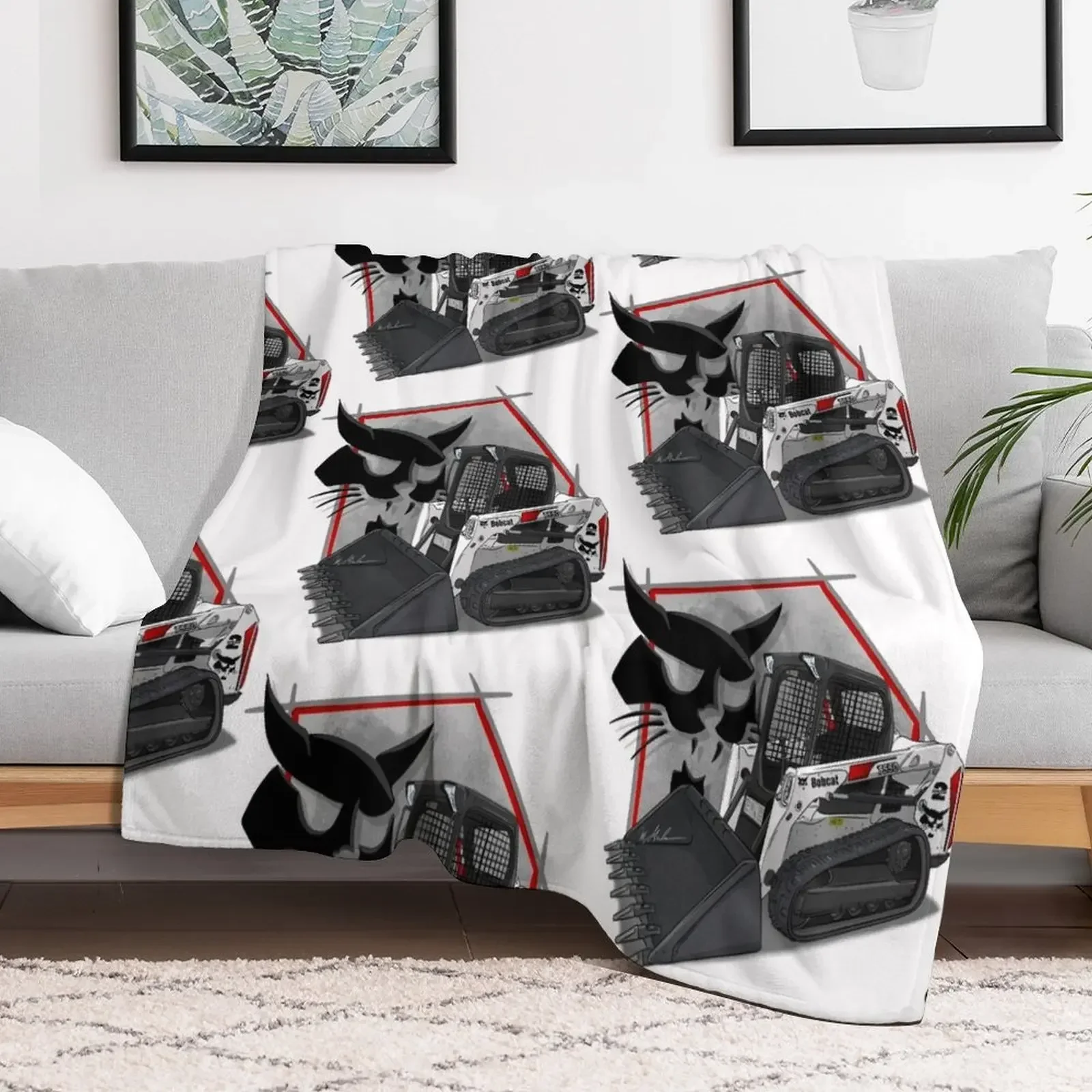 Плюшевый плед Bobcat