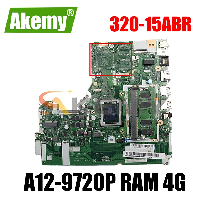 

For Lenovo IdeaPad 320-15ABR laptop motherboard NMB341 / NM-B341 motherboard with CPU A12-9720P RAM 4G FUR 5B20P11110 100% test