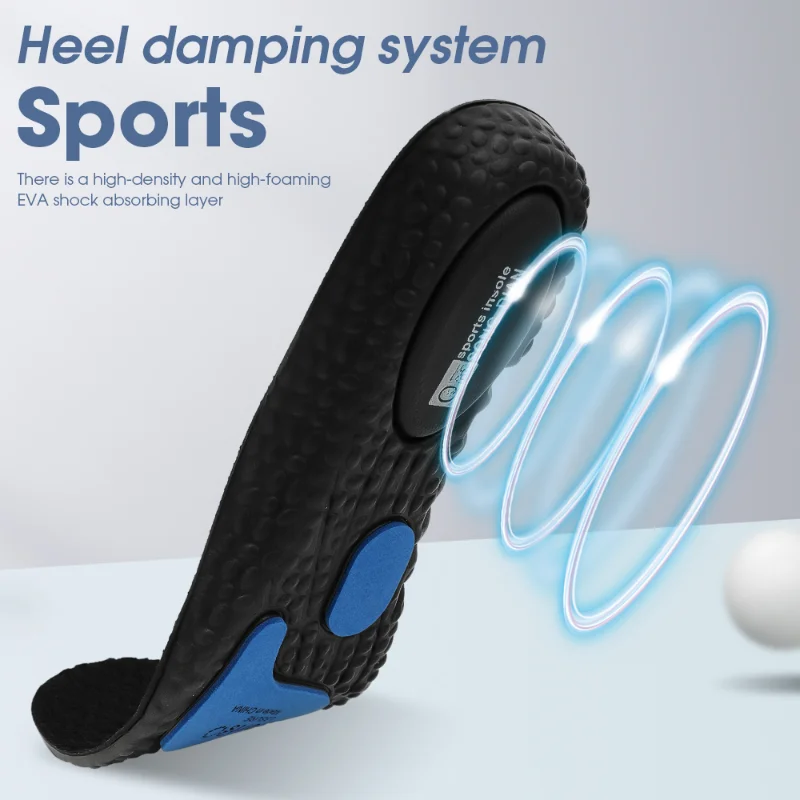 EVA Insoles for Shoes Sole Shock Absorption Deodorant Breathable Cushion Running Insoles for Feet Man Women Orthopedic Insoles