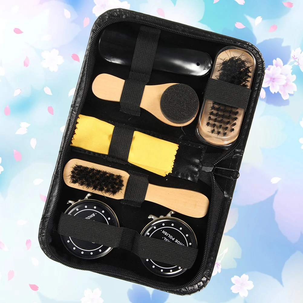 

1 Set of Cleaning Suit Portative Multifunctional Small Utility Brush Suit for Polishing Ourdoor Cleaning