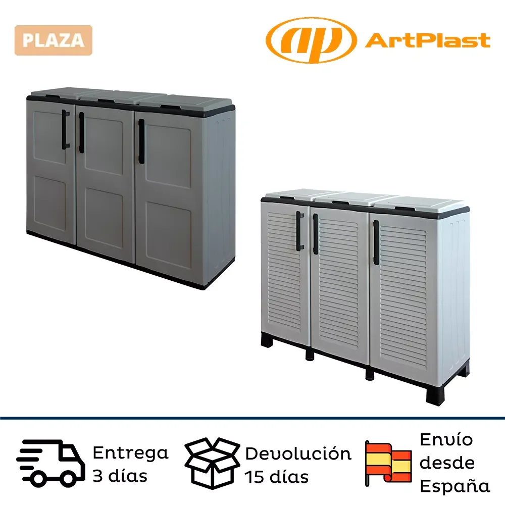 

Medium height ArtPlast cabinet in polypropylene ECO in equipped with steel hinges