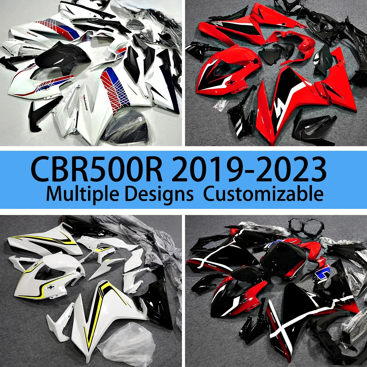 Для HONDA CBR 500R 2019 2020 2021 2022 2023 послепродажный обтекатель мотоцикла CBR500R 19 20 21 22 23