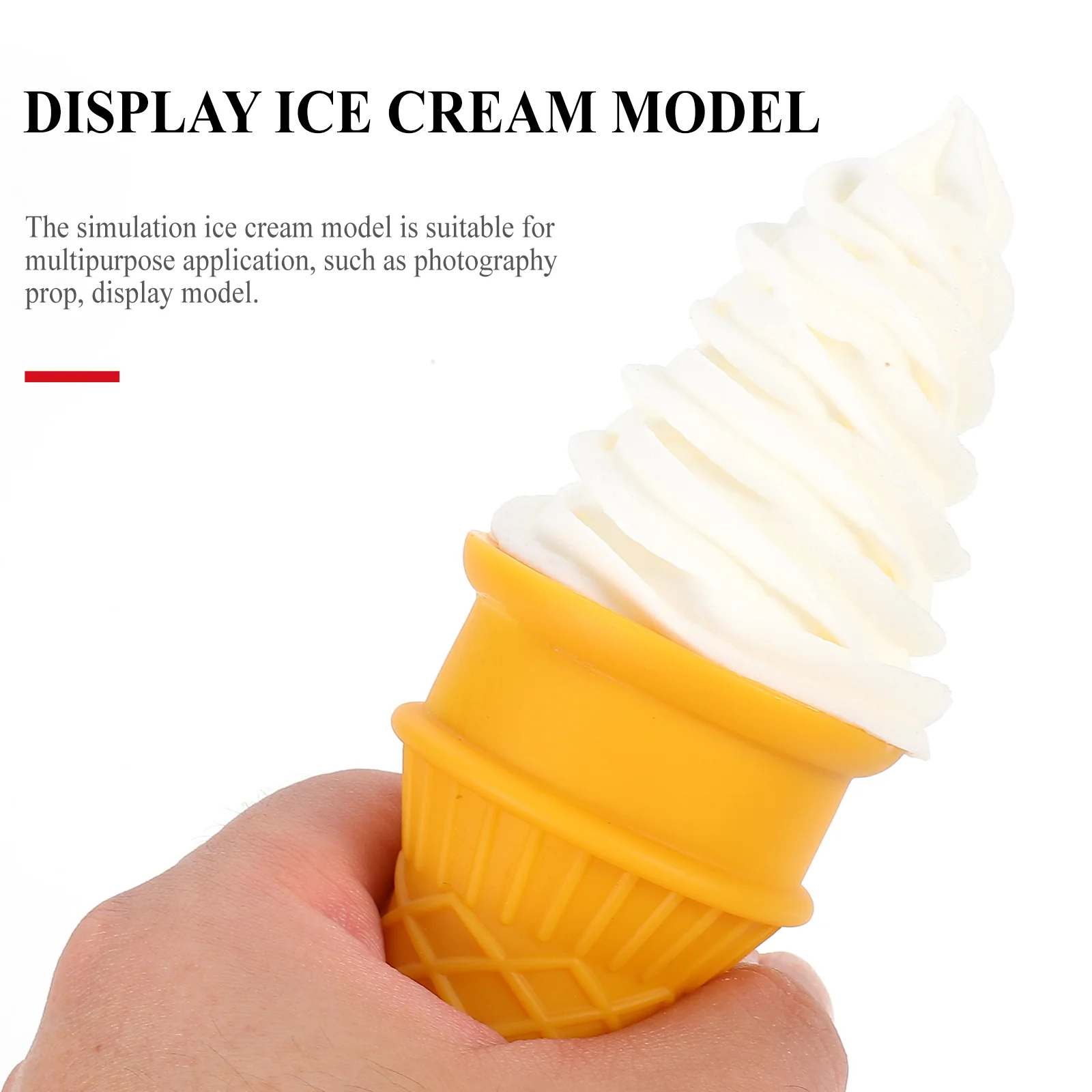 Имитация мороженого ложная модель поддельные детские игрушки конус пластиковый
