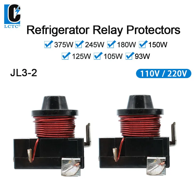 LCTC PTC реле стартера холодильника с морозильной камерой для конденсатора 110 В 220 JL3-2