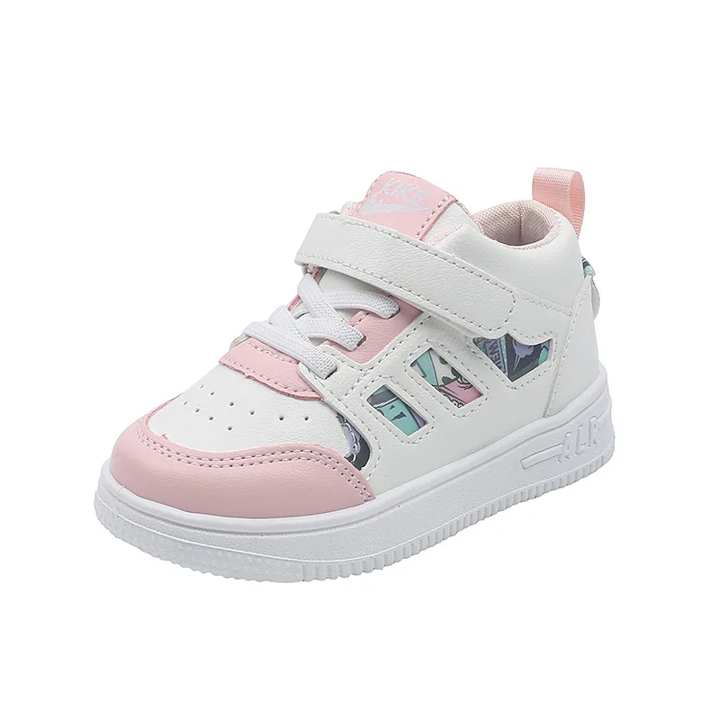 

Children's Shoes Boys High Top Casual Kid Shoes for Boys Girls Breathable Sneakers Winter Boots Sports Zapatillas Force No.1