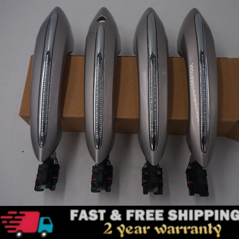 

Дверная ручка цвета шампанского с комфортным доступом для BMW 7 ser F01 F02 F03 730d 730i 740d 740i 750i 760i 51217231931 51217231932