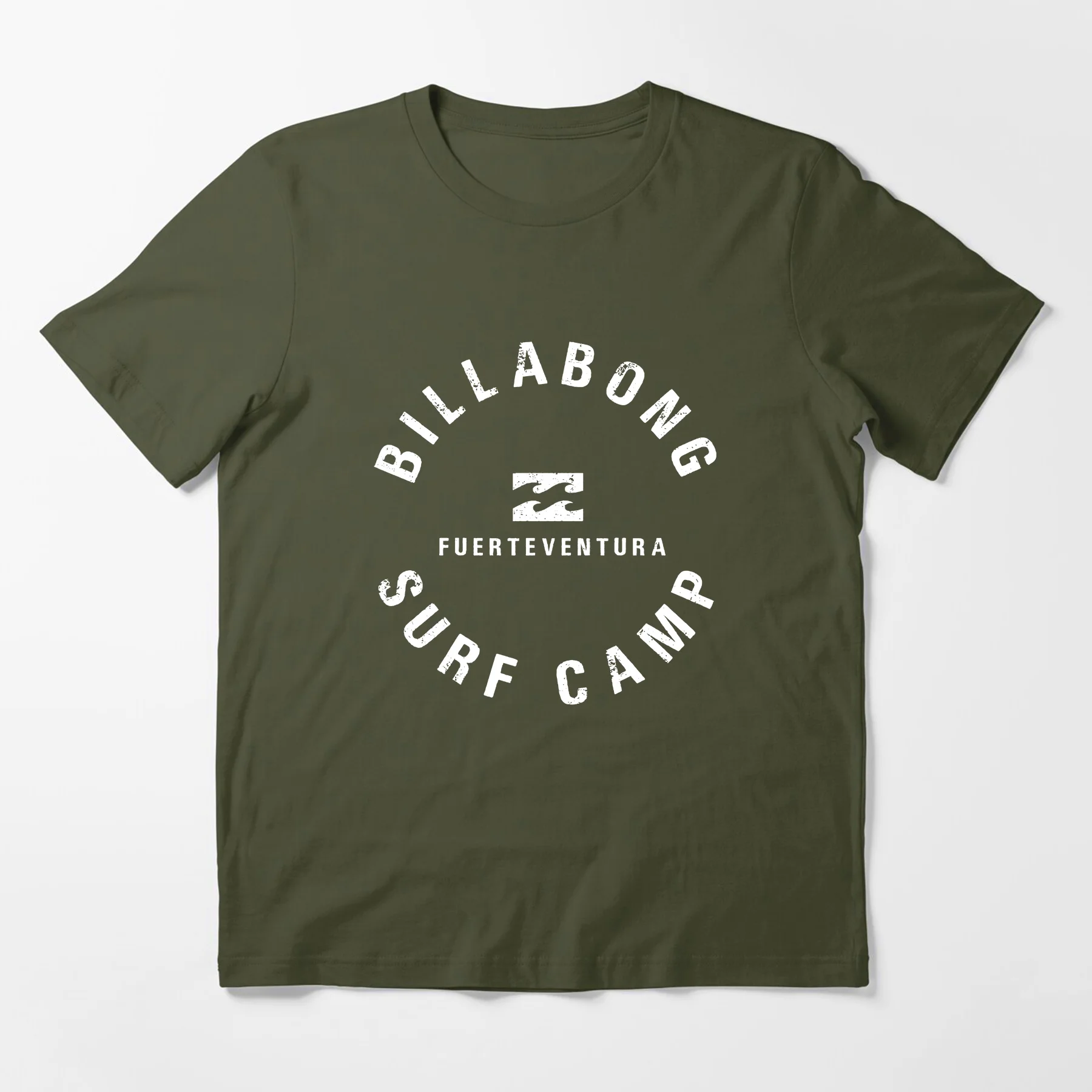 

Amazing Tees Male T Shirt Casual Unique Oversized Surf Camp Fuerteventura Billa Bong Surf Camp & School T-shirt Men T-shirts