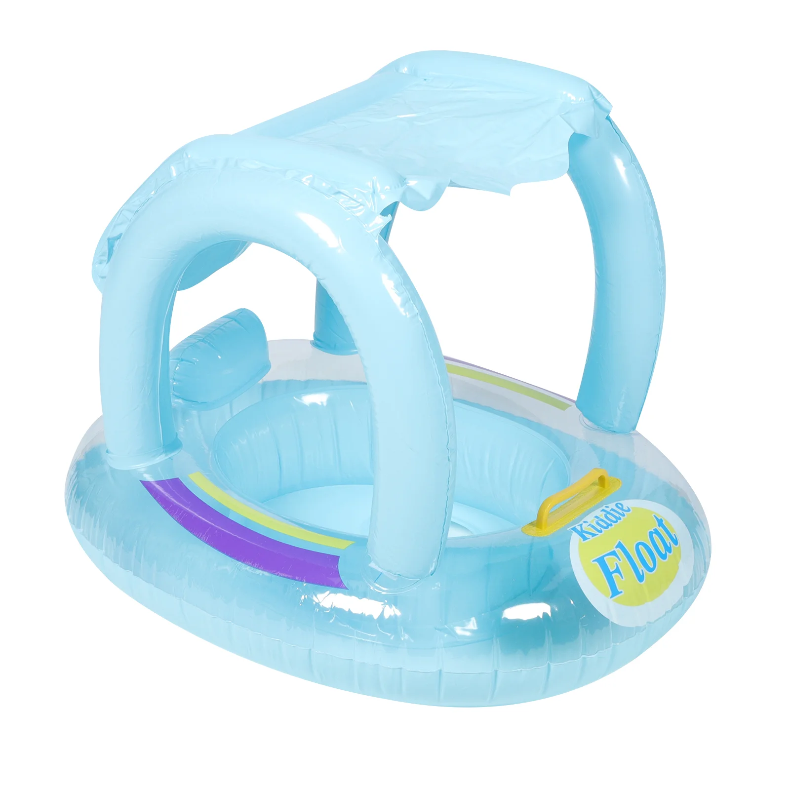 

Inflatable Yacht Seat Ring Toddler Pool Sunshade Baby Float Taste Water Summer Kids Toy Pvc Floats Child Floating Chair