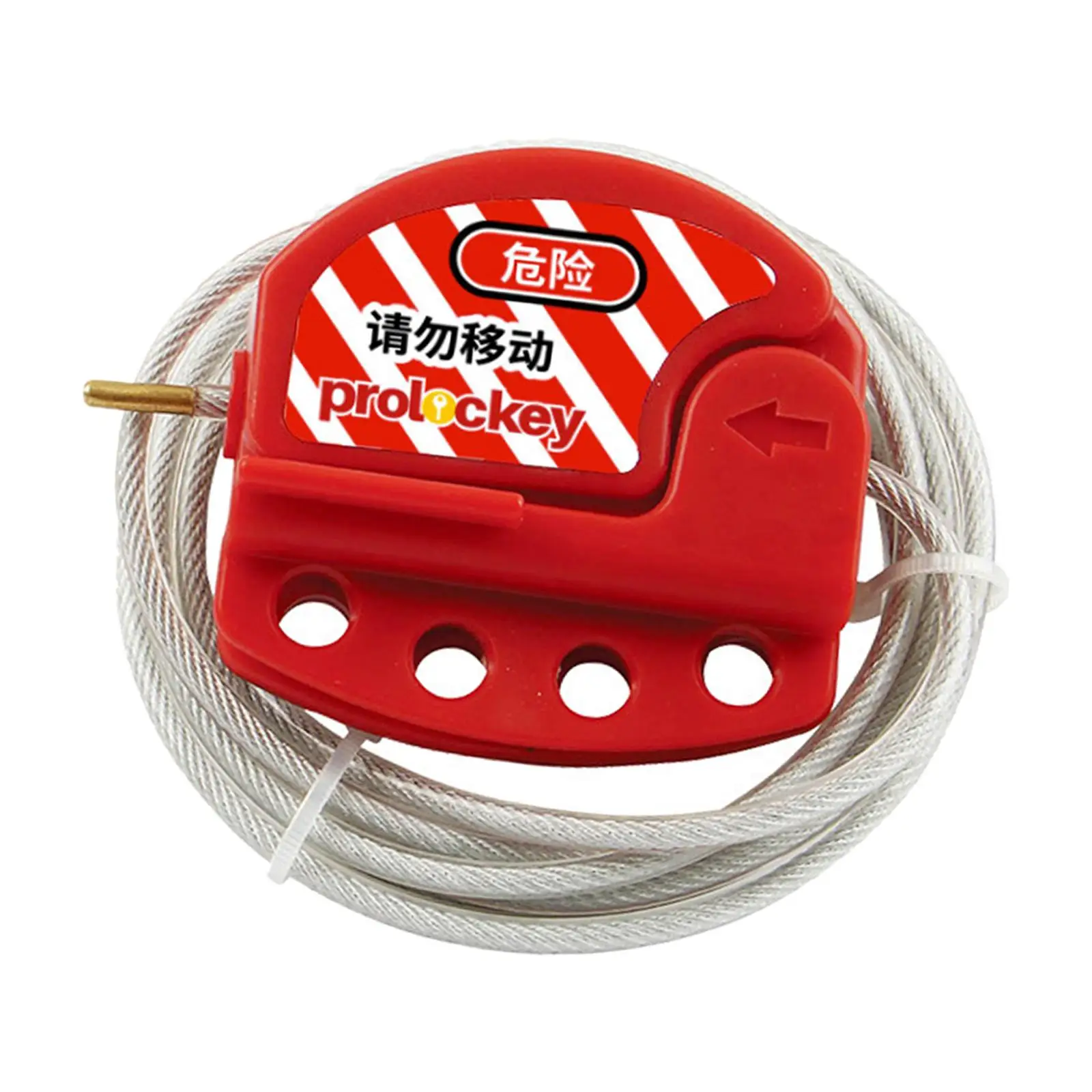 Регулируемый кабель с виниловым покрытием из стали 6.5ft четыре замка замком для