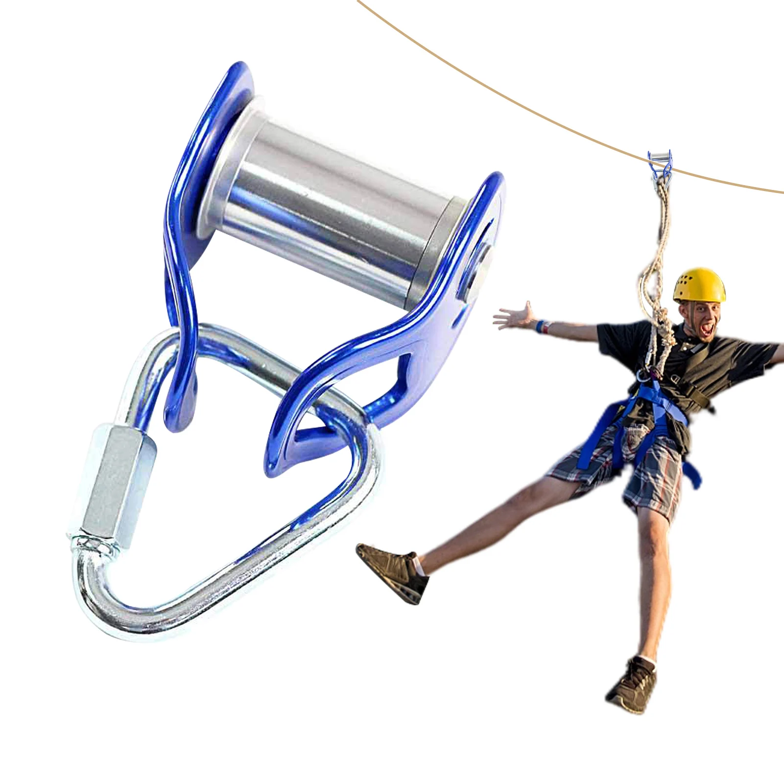 

Slider Slackline Pulley Ziplines Slackline Pulley For Backyards Zipline Backyard Obstacle Course Accessories For Kids Warrior