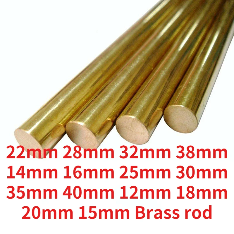 

12mm Brass Rod Bar 15mm 18mm 20mm 25mm 30mm 35mm 40mm Round Rod Blank Scales Blade Length 250mm 150mm