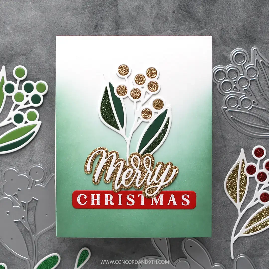 Подарочные банты зимние ягоды наслоение стеблей новинка 2024 сентябрь