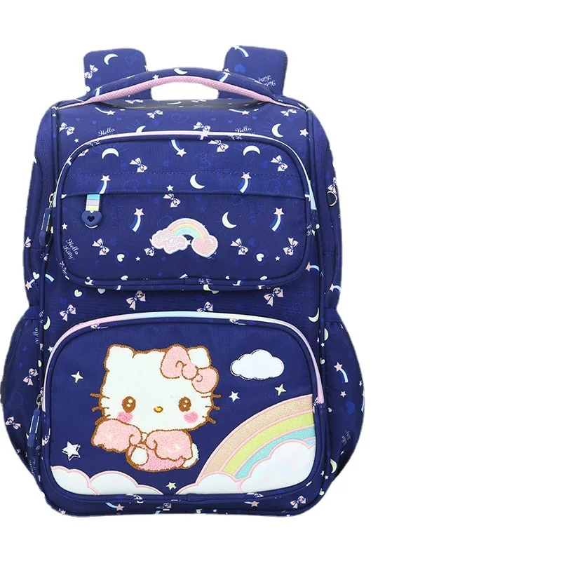 Hello Kitty Schoolbag Primary School Student Lightweight Burden Alleviation Girl Children Backpack Girl  backpacks