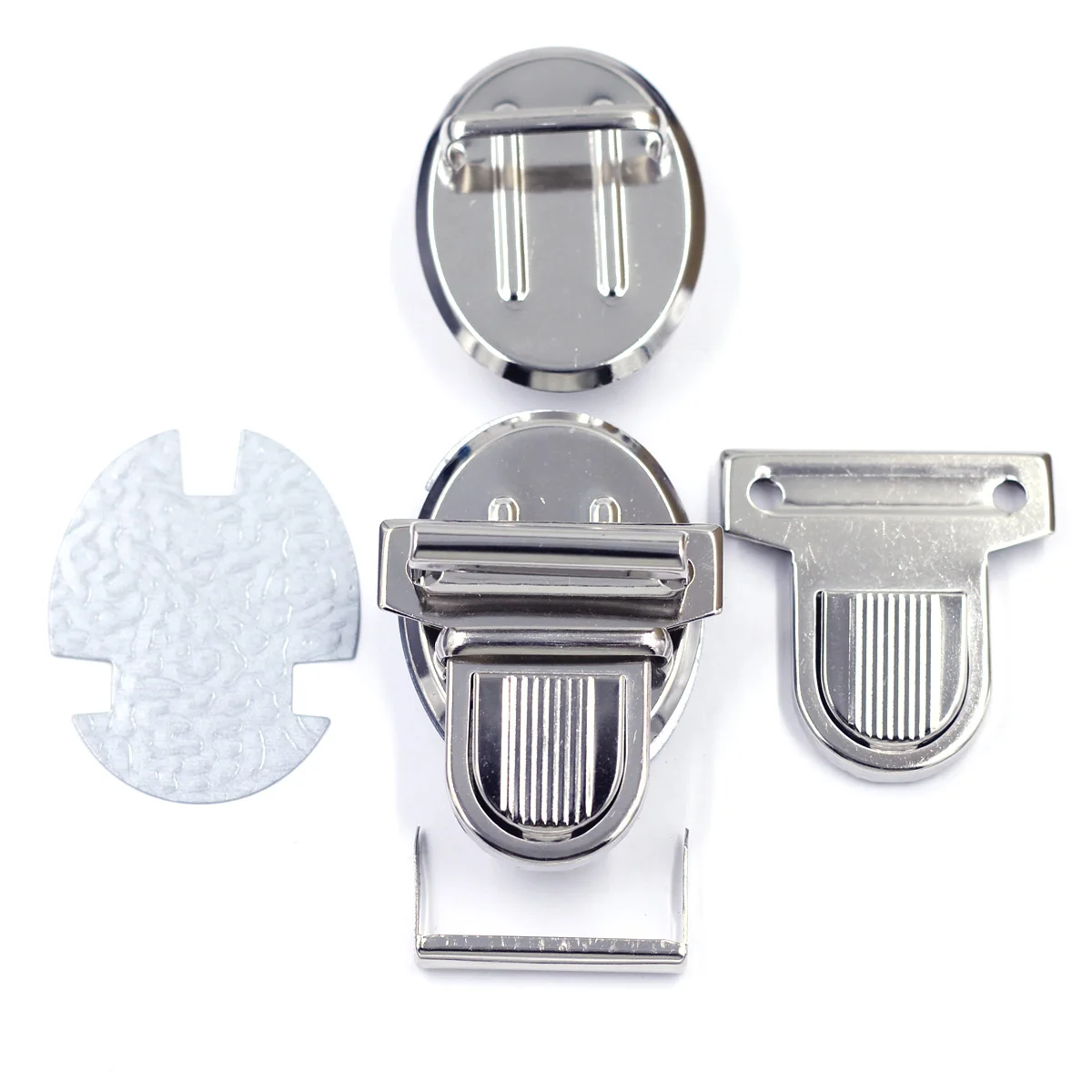 

Silver Tone T Shape Oval Alloy Frame Kiss Clasps Press Snap Closure Lock Purse Bag DIY Accessories Wholesales 52x44mm