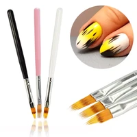 1pcs nail art brush gel brush for nail art ombre soft gradient brush for manicure nail polish drawing painting decor pen la285 1